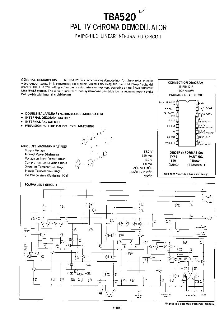 TBA520_843633.PDF Datasheet