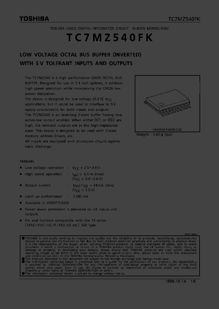 TC7MZ540FK_786429.PDF Datasheet