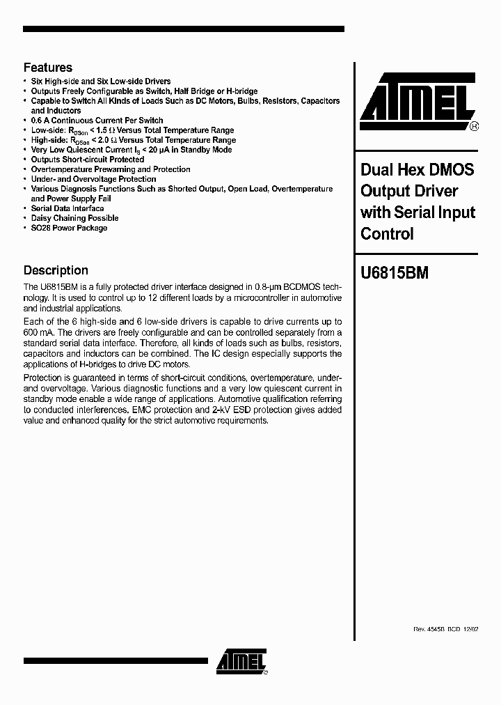 U6815BM_813807.PDF Datasheet