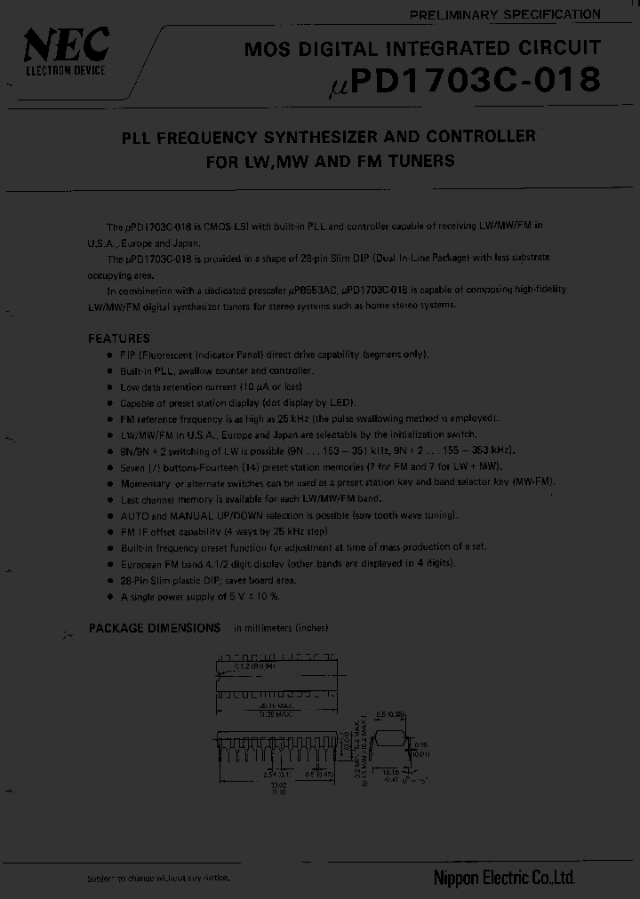 UPD1703C-018_905106.PDF Datasheet