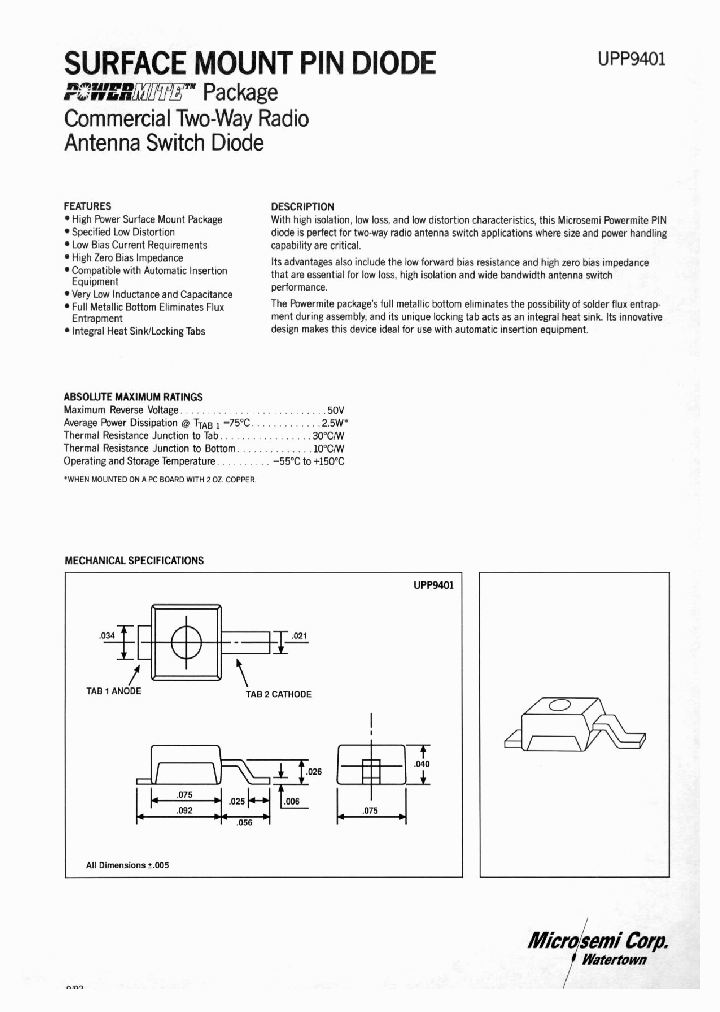 UPP9401_843960.PDF Datasheet