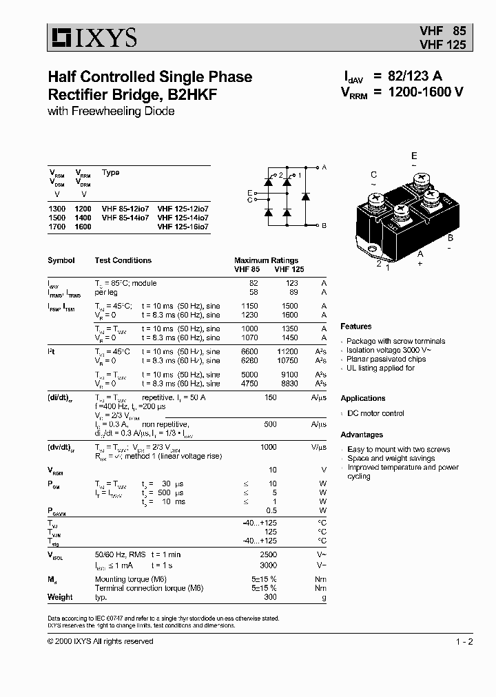 VHF125_1018726.PDF Datasheet