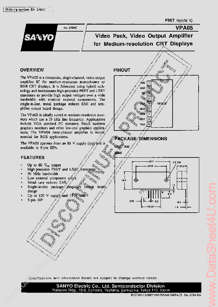 VPA05_847888.PDF Datasheet