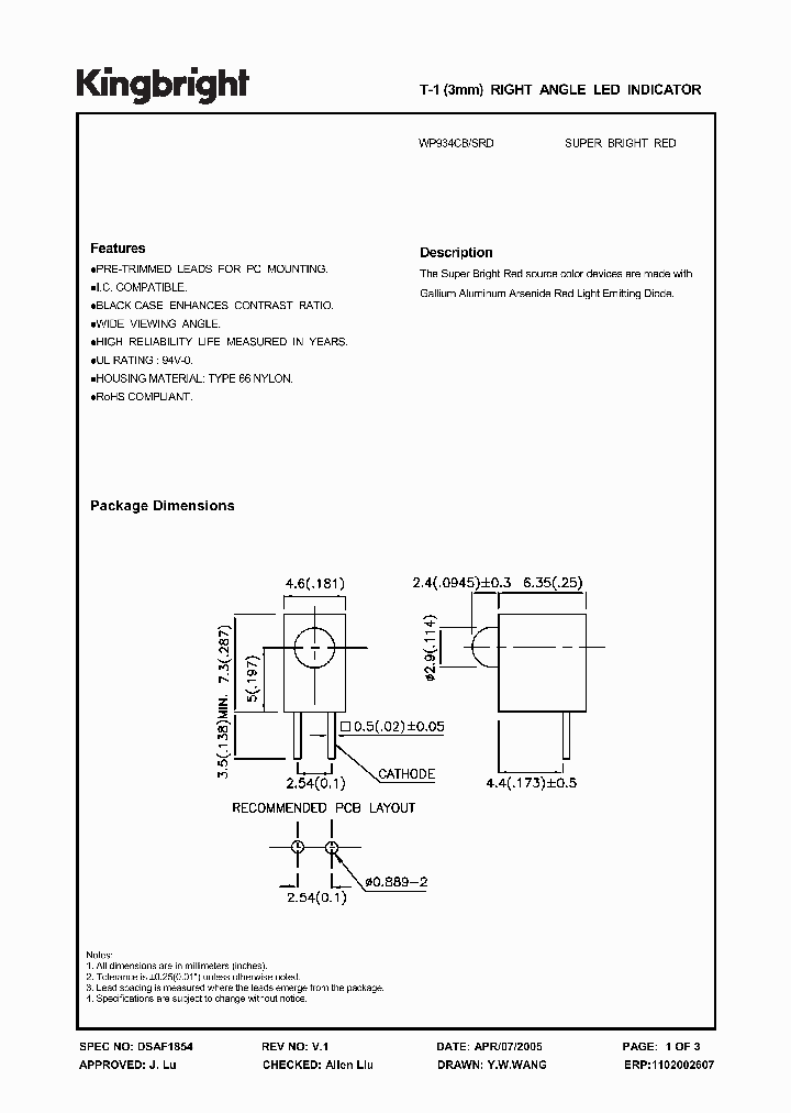 WP934CB-SRD_868869.PDF Datasheet