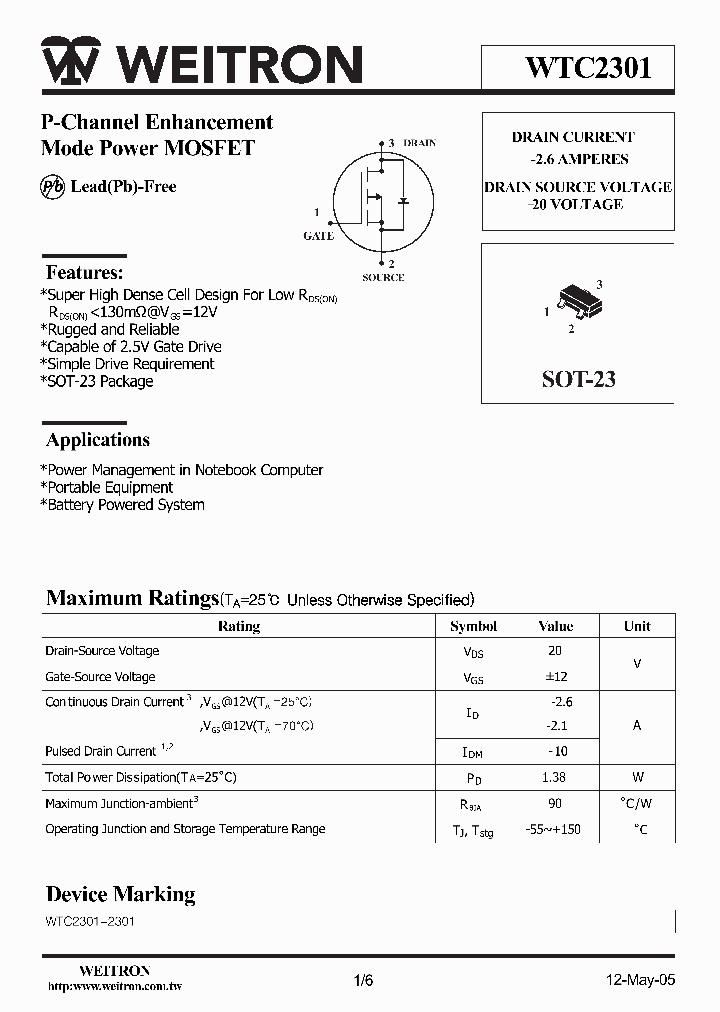 WTC2301_933263.PDF Datasheet