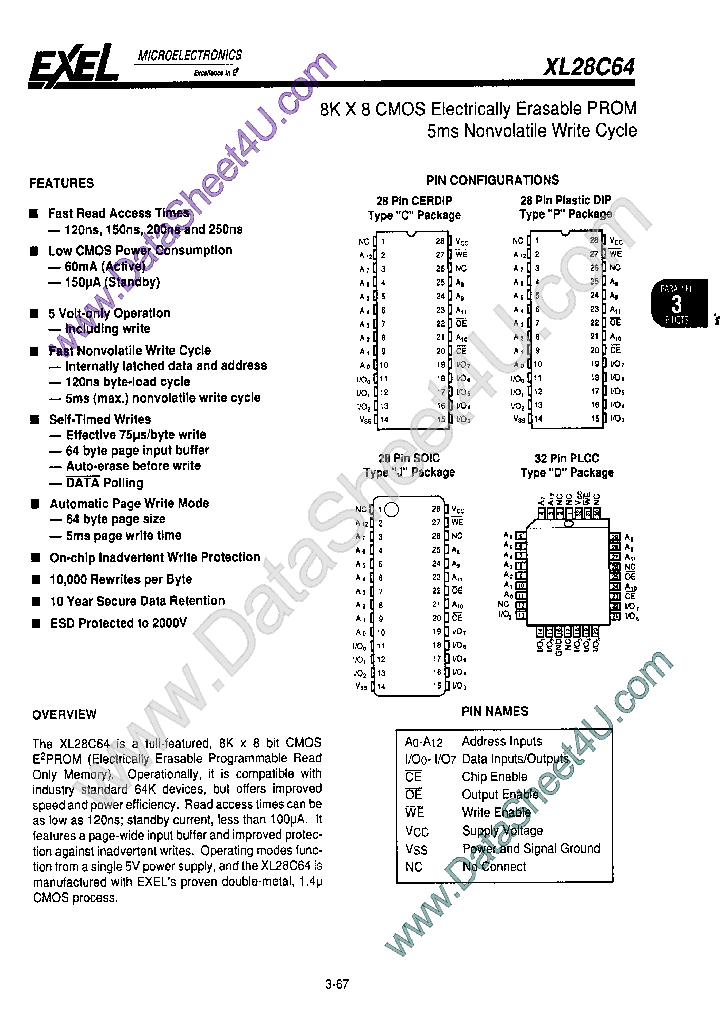 XL28C64_904085.PDF Datasheet