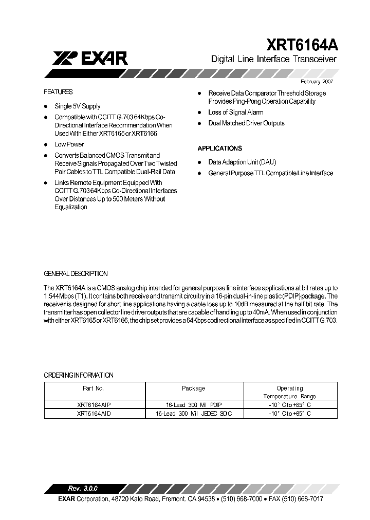 XRT6164A07_1018828.PDF Datasheet