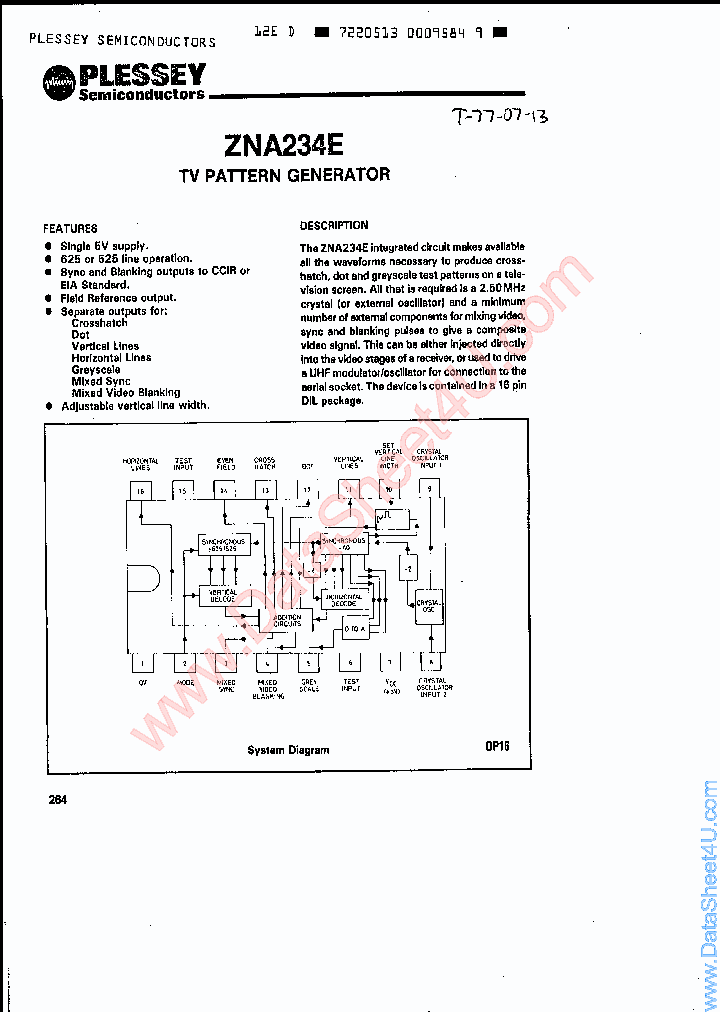 ZNA234E_900695.PDF Datasheet