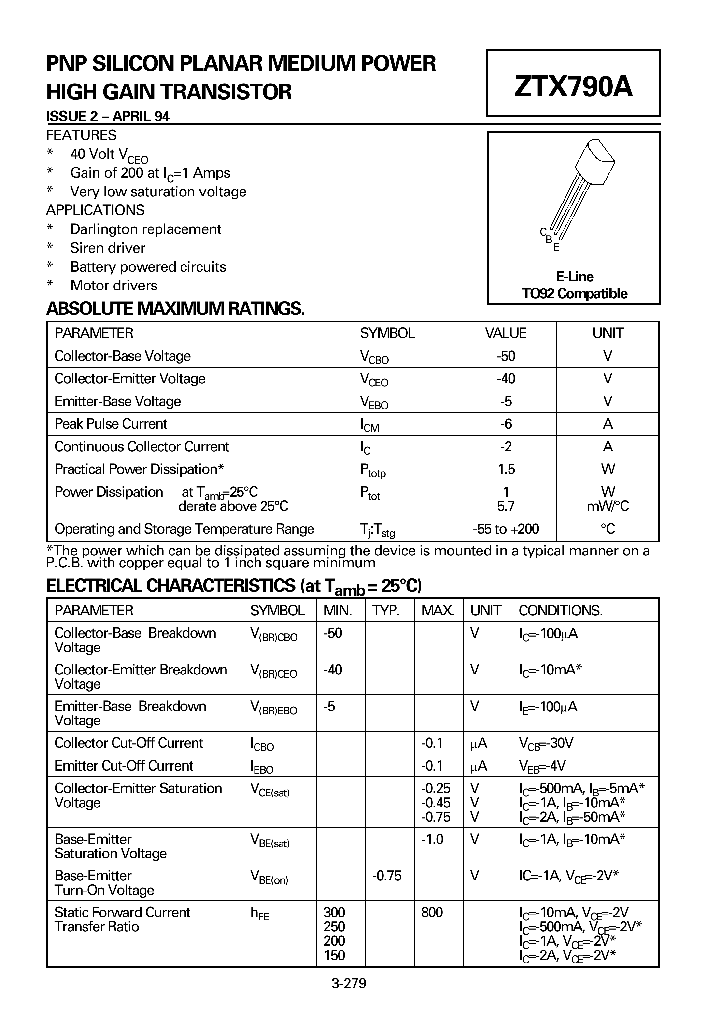 ZTX790A_797846.PDF Datasheet