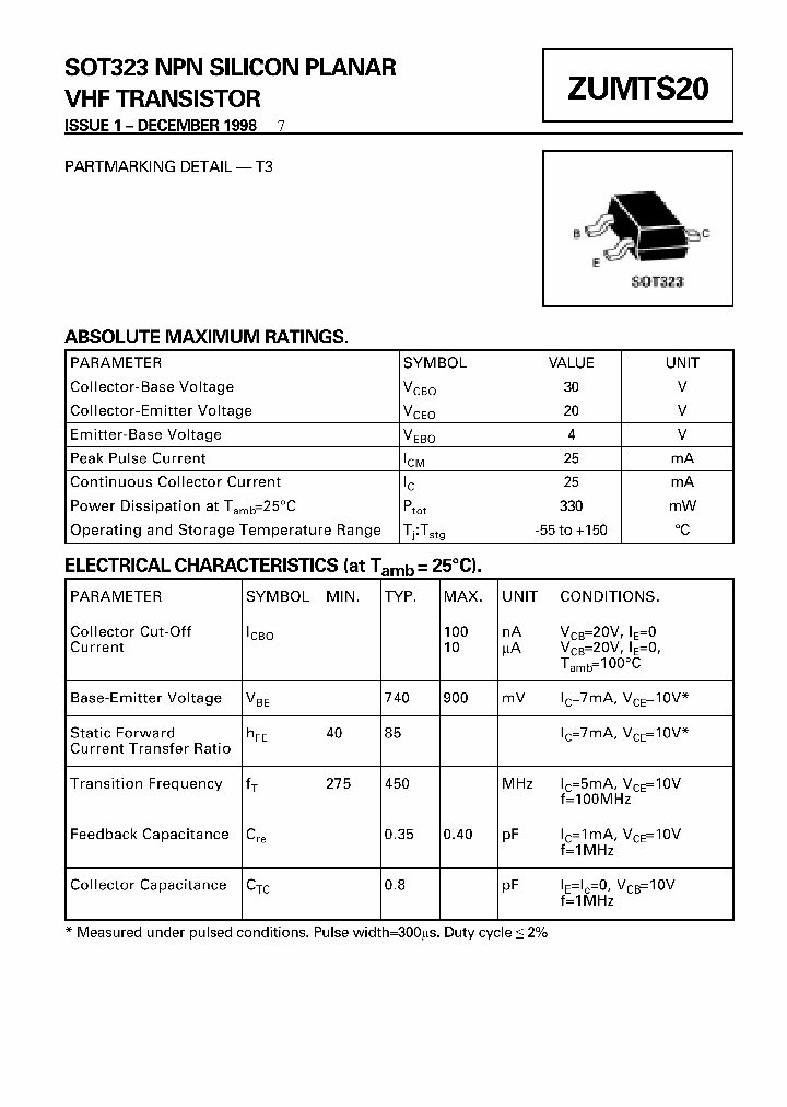 ZUMTS20_1108906.PDF Datasheet
