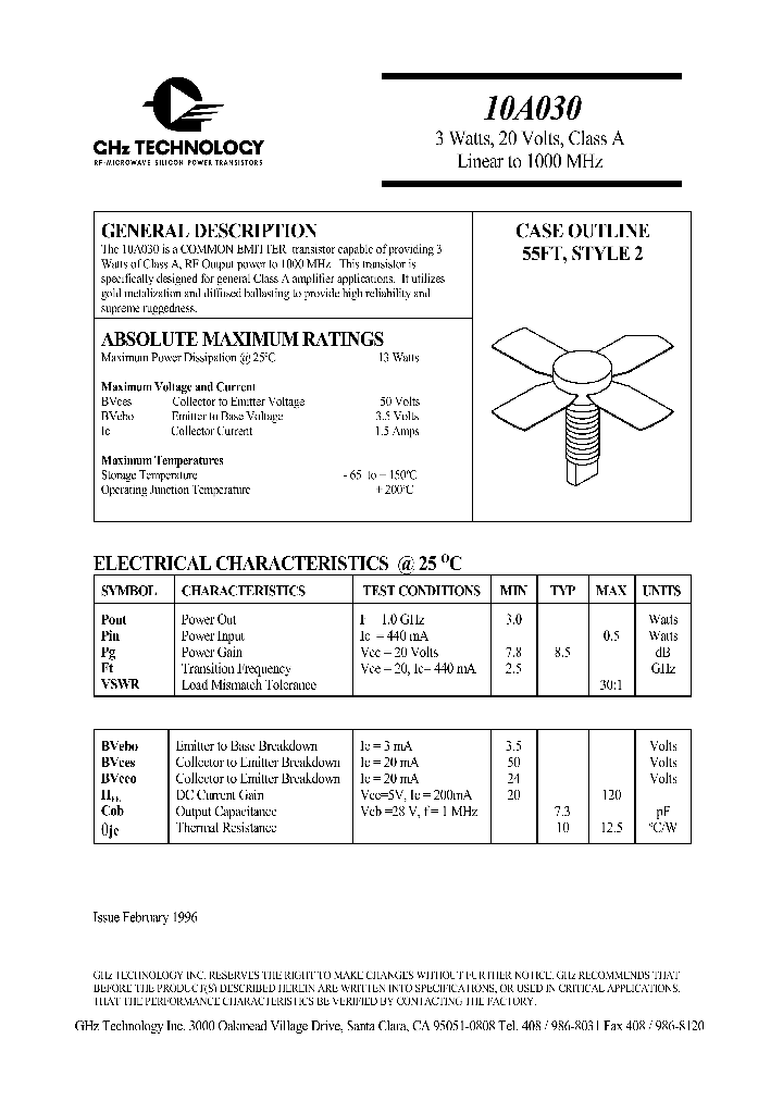 10A030_1190565.PDF Datasheet