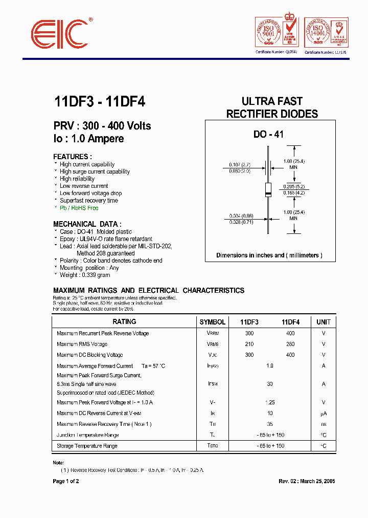 11DF4_1190716.PDF Datasheet