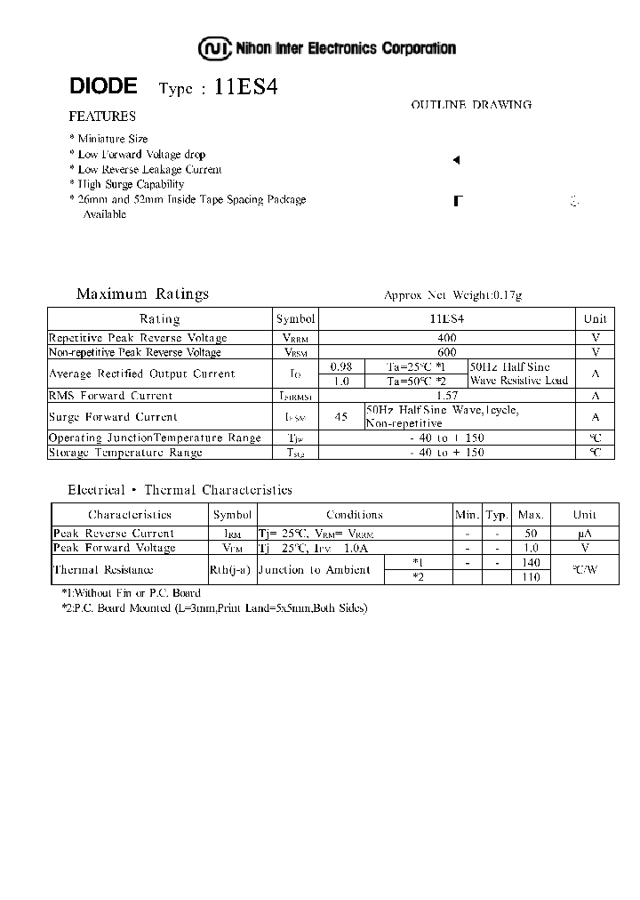 11ES4_1190725.PDF Datasheet