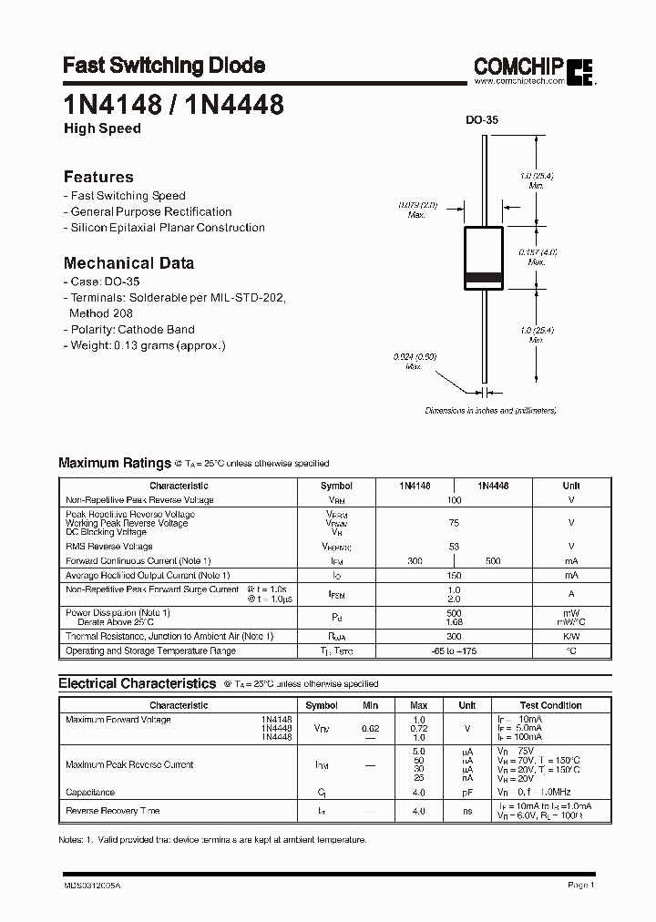 1N4448_1126651.PDF Datasheet
