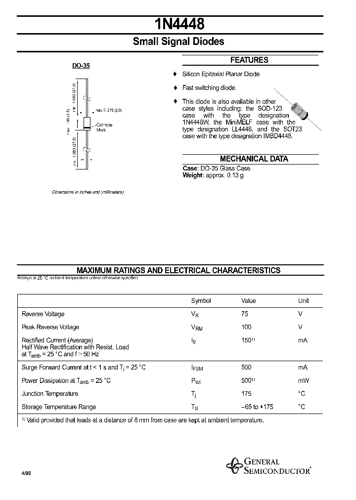 1N4448_1126640.PDF Datasheet