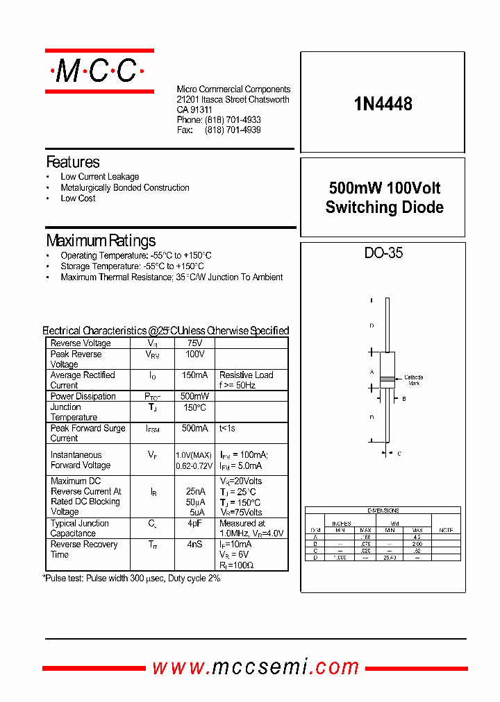 1N4448_1126642.PDF Datasheet
