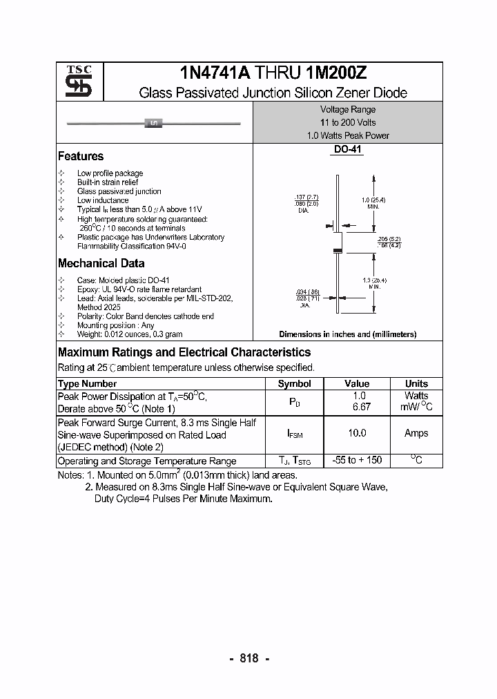 1N4747A_1126207.PDF Datasheet
