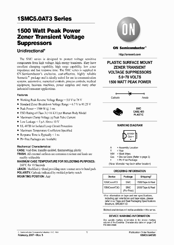 1SMC80AT3G_1135233.PDF Datasheet