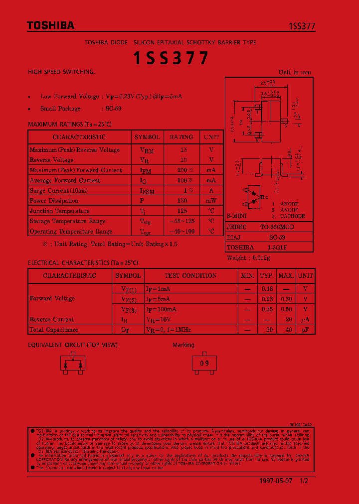 1SS377_1151587.PDF Datasheet