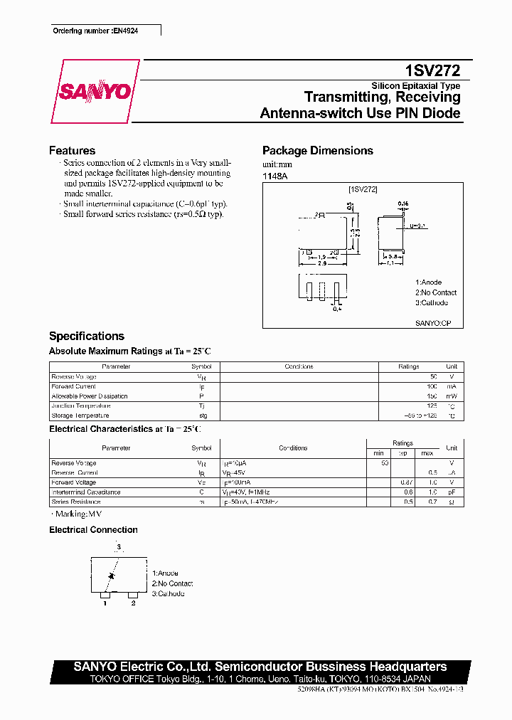 1SV272_1192680.PDF Datasheet