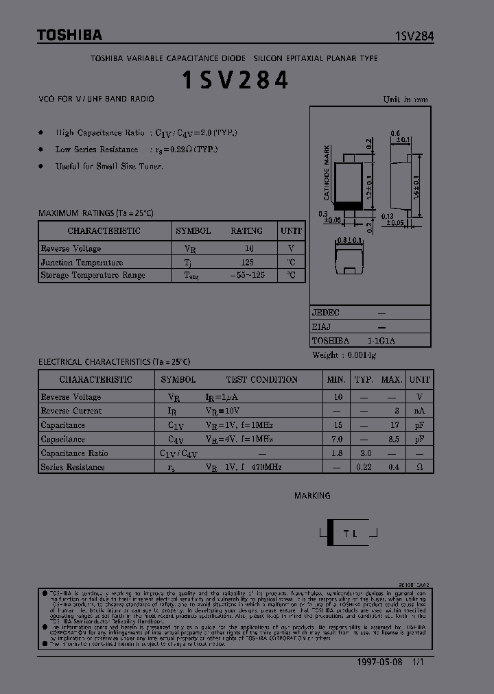 1SV284_1060263.PDF Datasheet