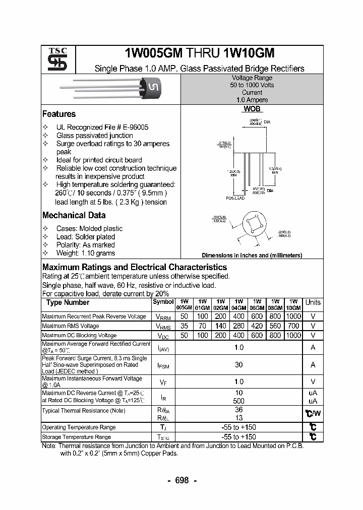 1W10GM_1192723.PDF Datasheet