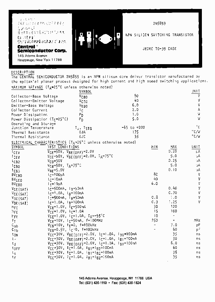 2N5859_1194170.PDF Datasheet