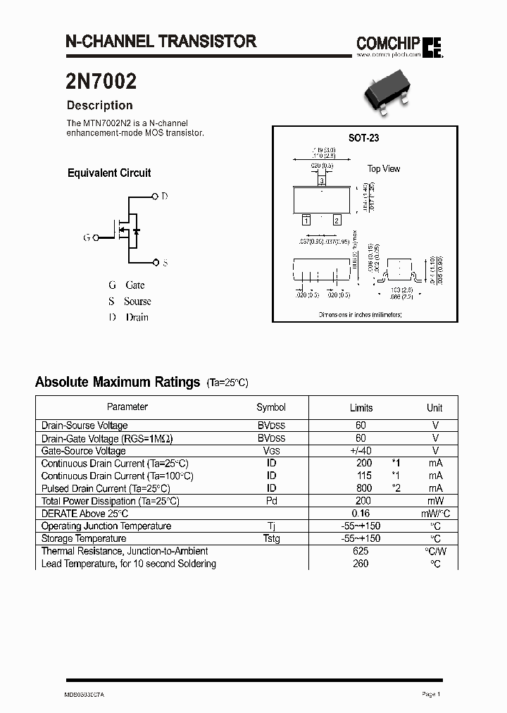 2N7002_1151592.PDF Datasheet