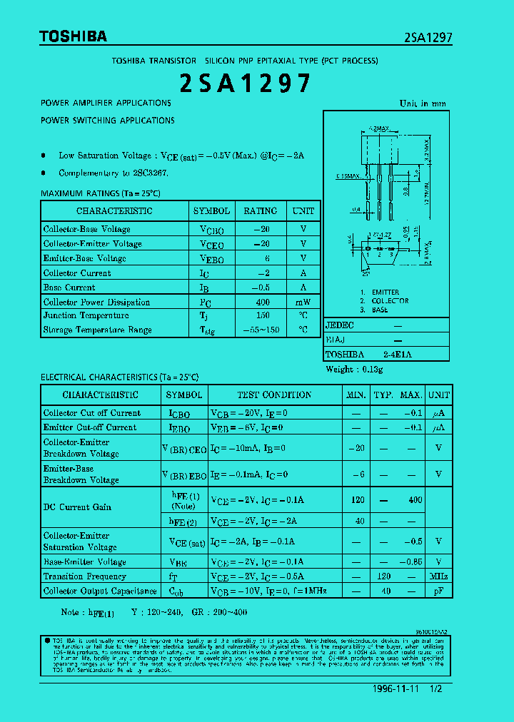 2SA1297_1148252.PDF Datasheet