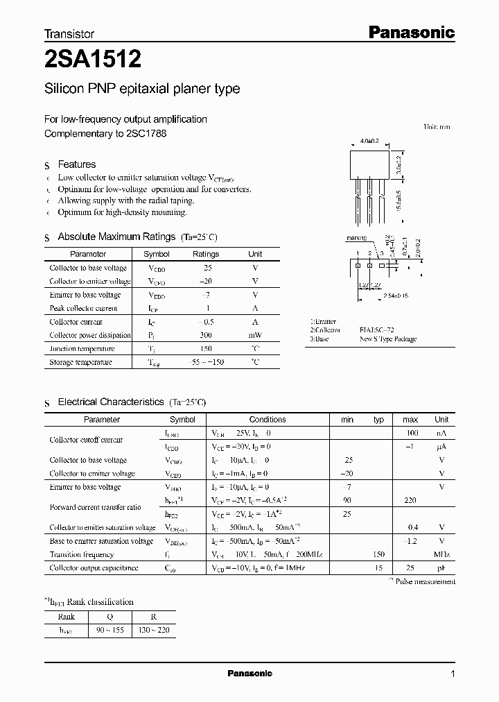 2SA1512_1194670.PDF Datasheet