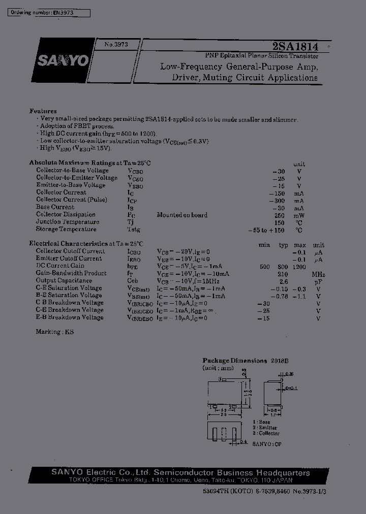 2SA1814_1043711.PDF Datasheet