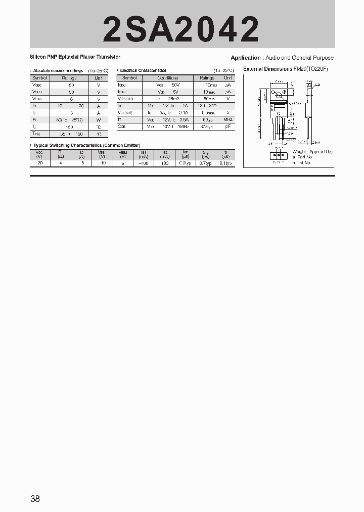 2SA2042_1194879.PDF Datasheet