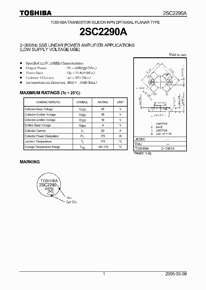 2SC2290A_1025570.PDF Datasheet