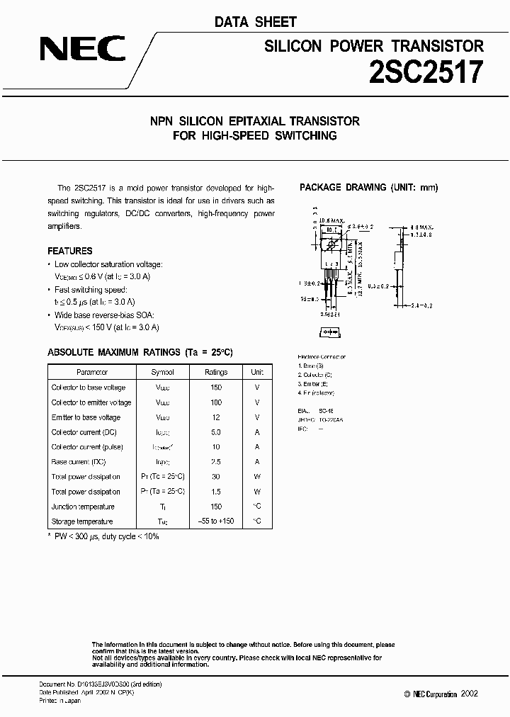 2SC2517_1032481.PDF Datasheet