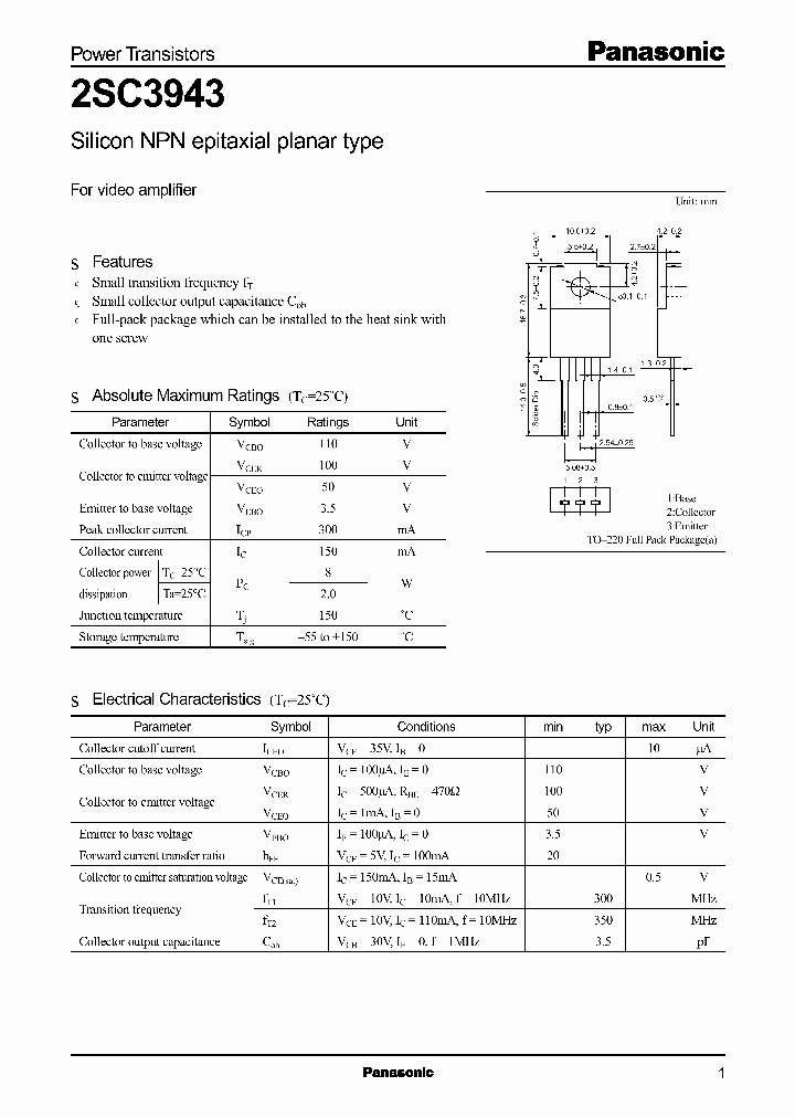 2SC3943_1059623.PDF Datasheet
