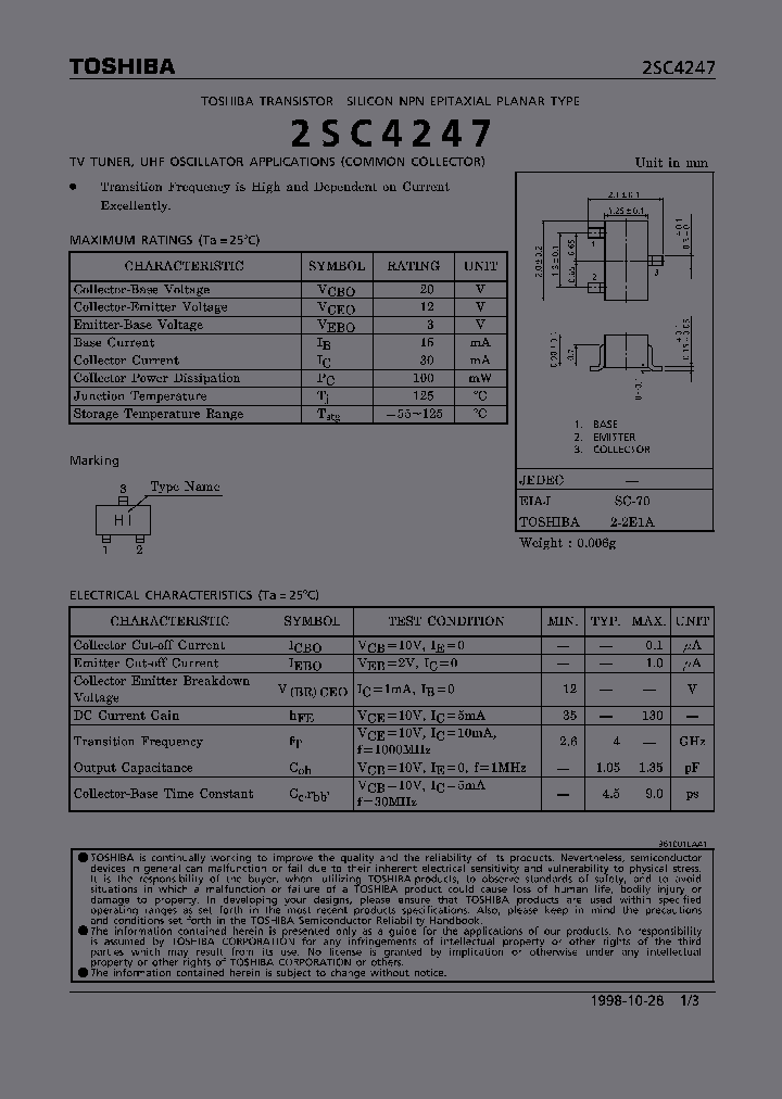 2SC4247_1163358.PDF Datasheet