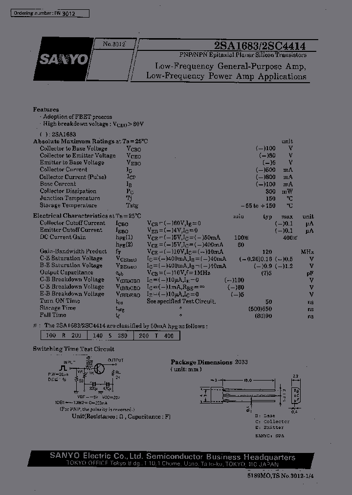 2SA1683_1147523.PDF Datasheet