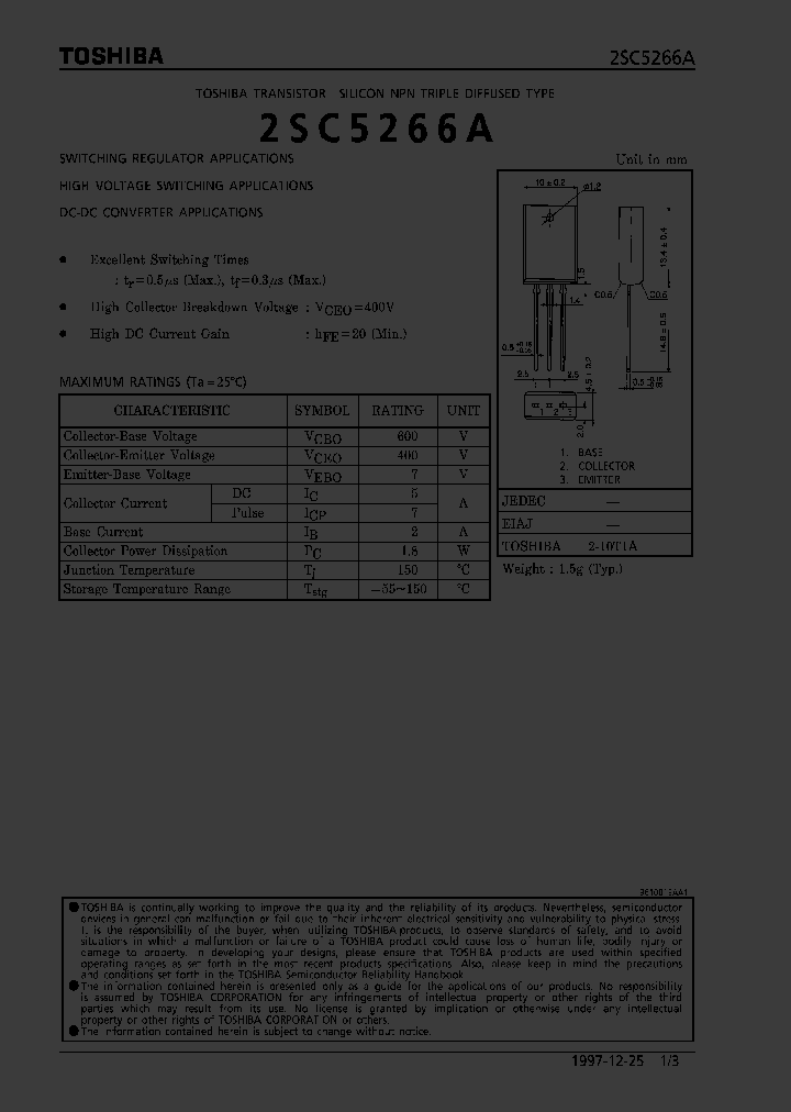 2SC5266A_1196397.PDF Datasheet