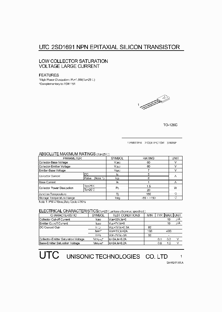 2SD1691_1089396.PDF Datasheet