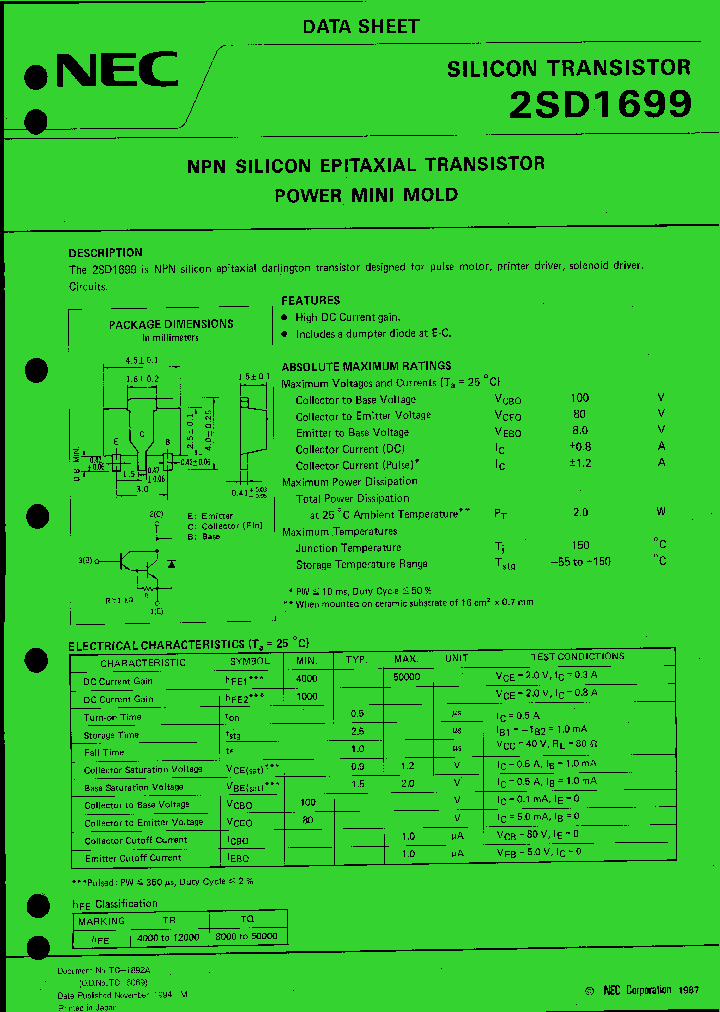 2SD1699_1196884.PDF Datasheet