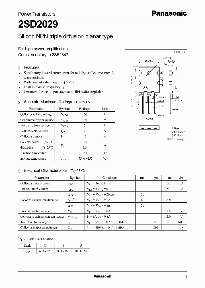 2SD2029_1197036.PDF Datasheet