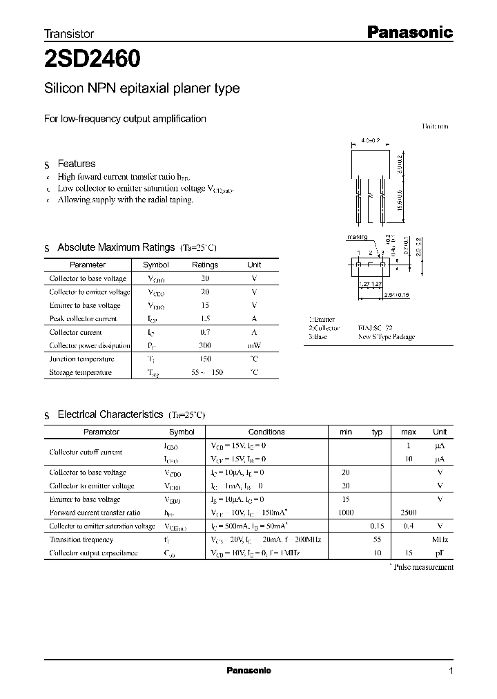 2SD2460_1197194.PDF Datasheet