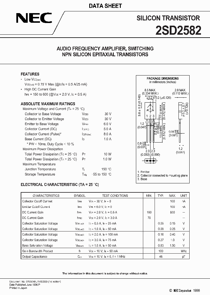 2SD2582_1197241.PDF Datasheet