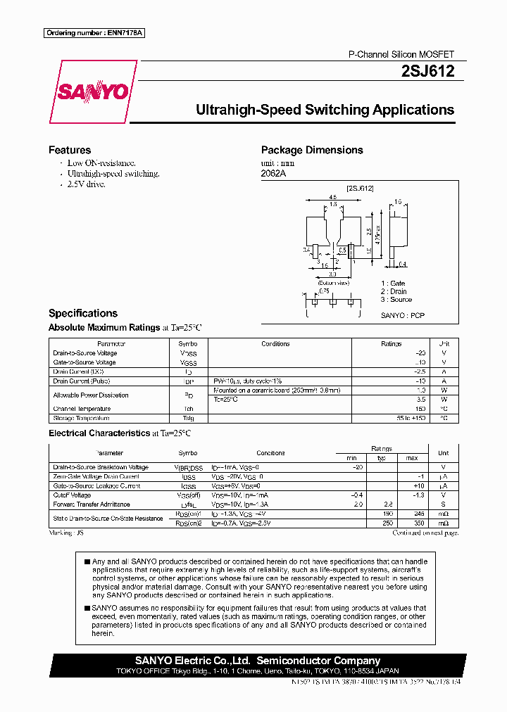 2SJ612_1026609.PDF Datasheet