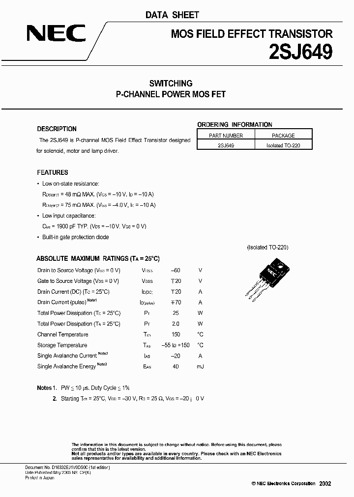 2SJ649_1113214.PDF Datasheet
