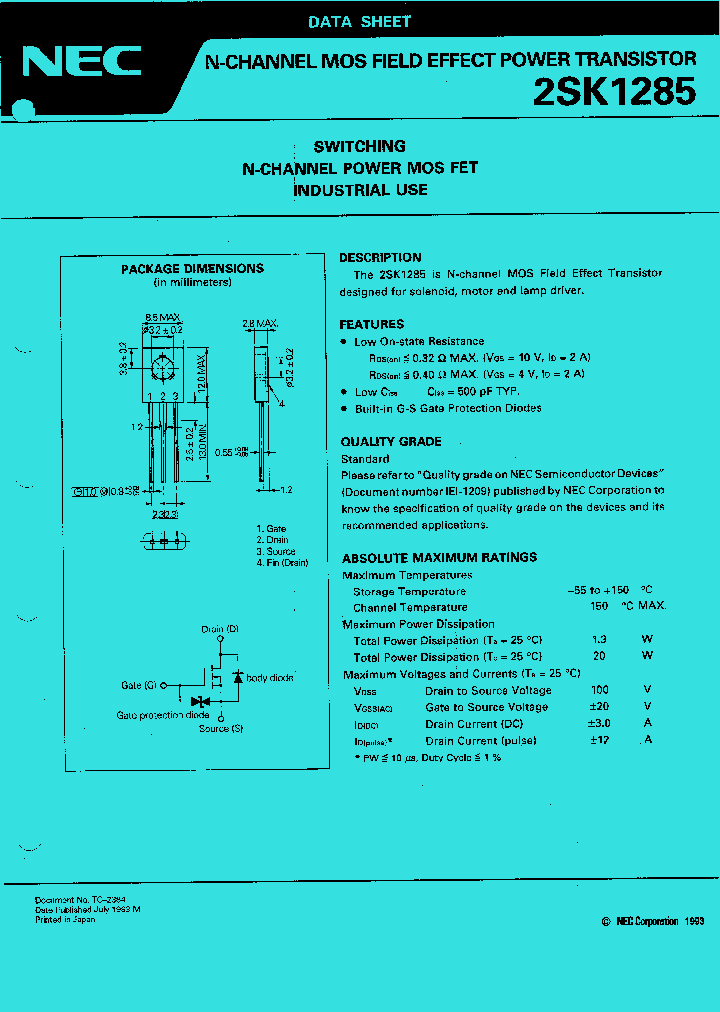 2SK1285_1197786.PDF Datasheet