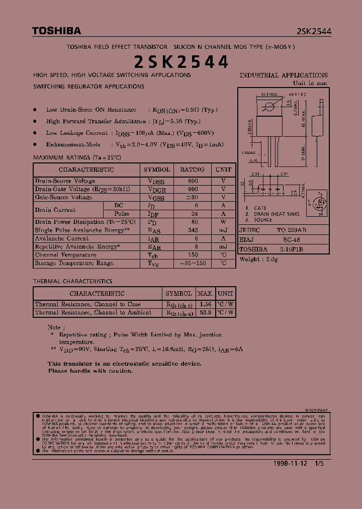 2SK2544_1135087.PDF Datasheet
