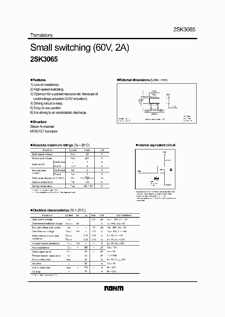 2SK3065_1019664.PDF Datasheet