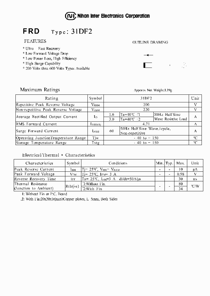 31DF2_1199109.PDF Datasheet