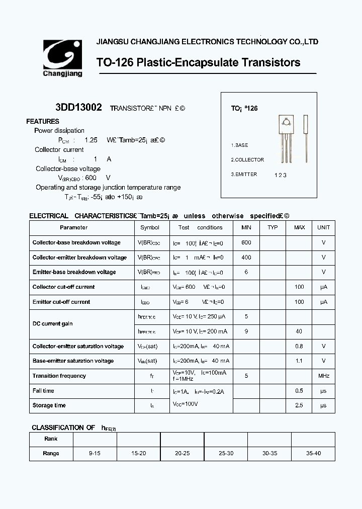 3DD13002-TO-126_1062209.PDF Datasheet